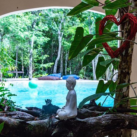 La Posada Del Agua Y Fuego Chemuyil ภายนอก รูปภาพ