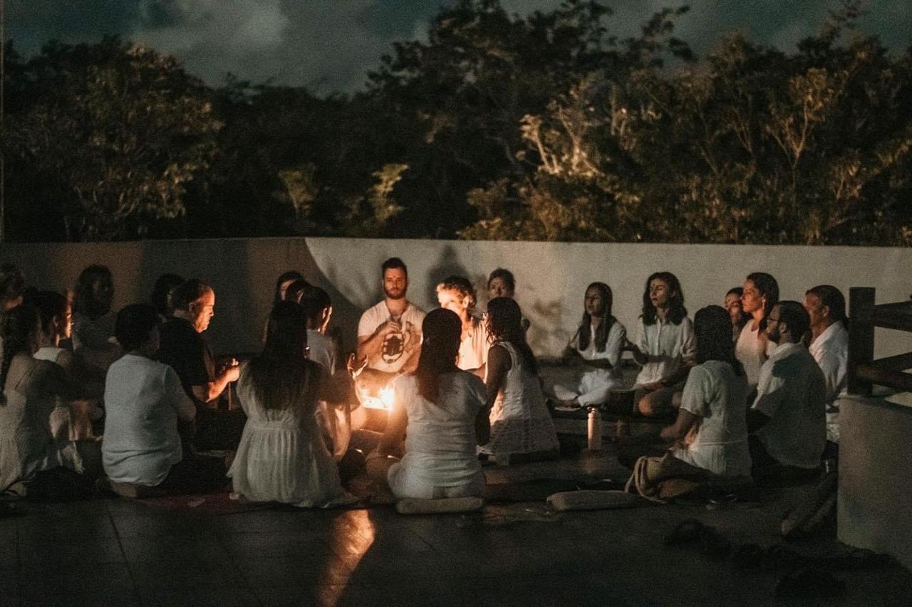 La Posada Del Agua Y Fuego Chemuyil ภายนอก รูปภาพ