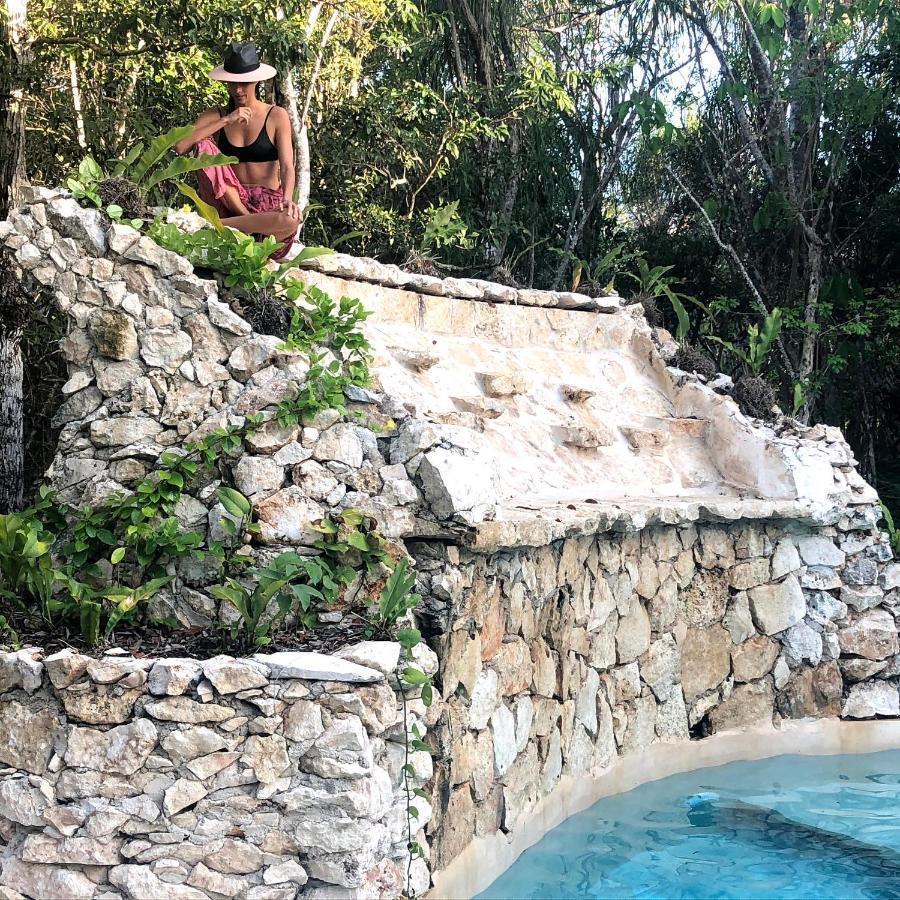 La Posada Del Agua Y Fuego Chemuyil ภายนอก รูปภาพ